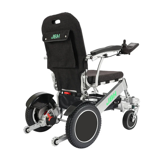 KTX-307091 Folding Electric Wheelchair, Aluminum Alloy Frame, 6 Km/h Speed, 200 kg Load Capacity, 20 km Range, Compact Design