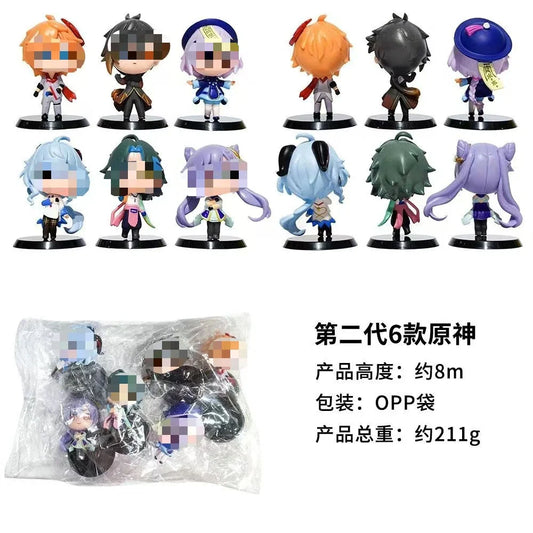 Anime PVC Cartoon Action Figures - Assorted Styles for Decoration and Gift, Model M24122414