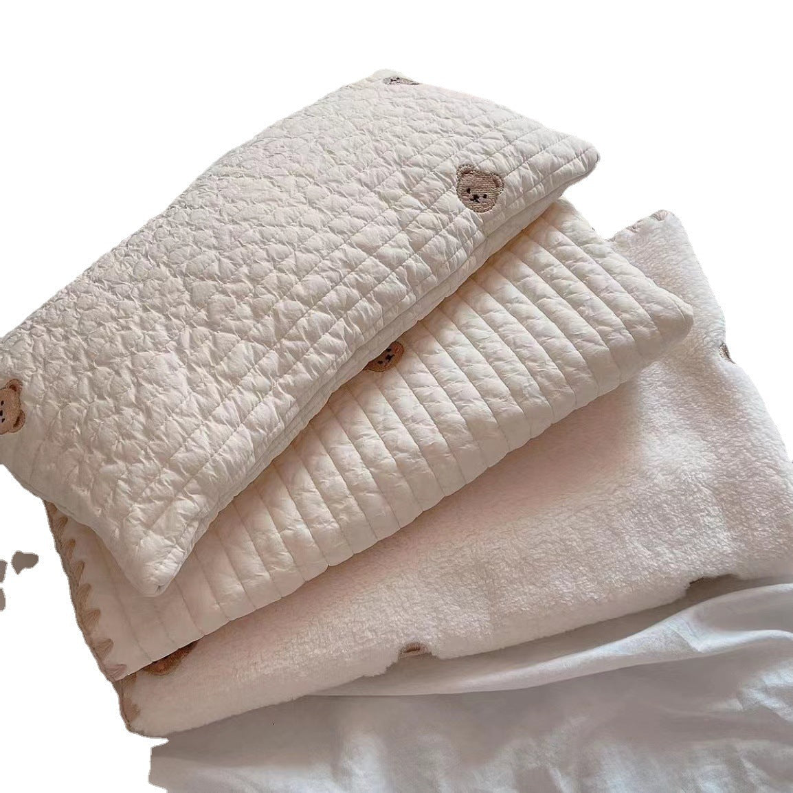 KTX-310803 Removable and Washable Fashion Square Mat Dog Bed Set with Pillow, Mattress, and Comforter