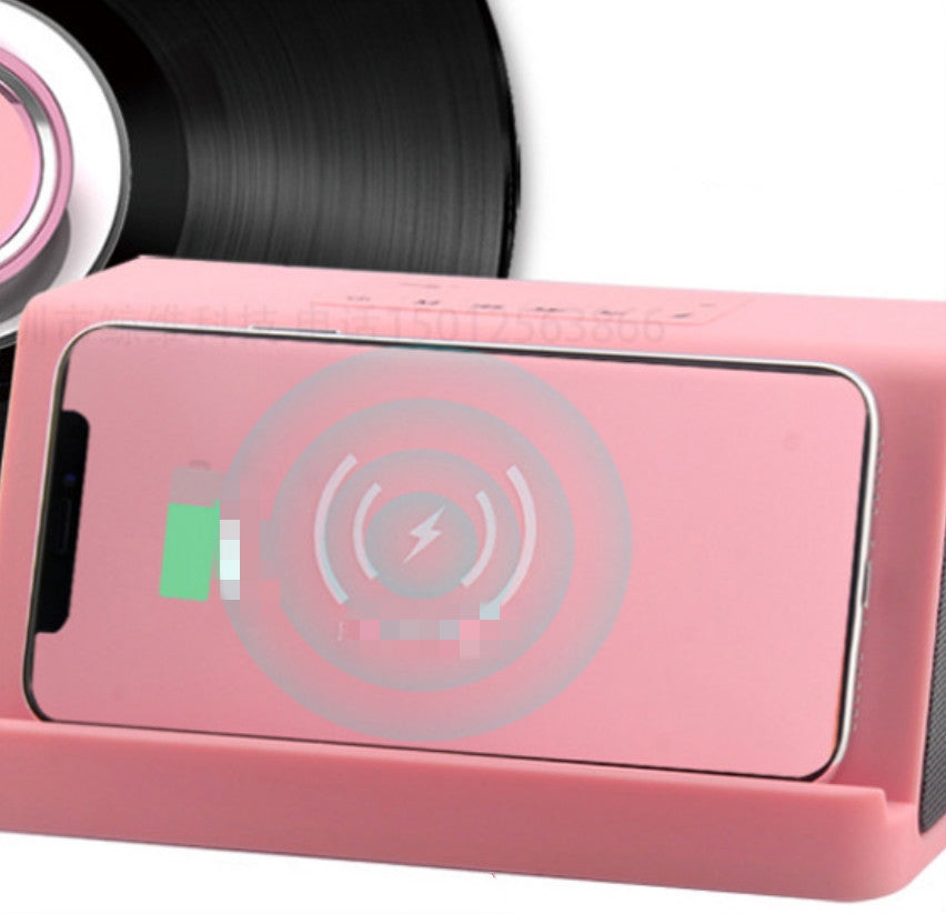 KTX-315027 Wireless Charging Bluetooth Speaker with 4000mAh Battery and 10m Range