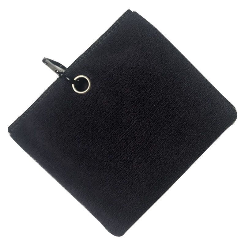 KTX-315539 Microfiber Golf Towel with Quick-Dry Hook - 40x40 cm, Absorbs Water in 21-25 Seconds