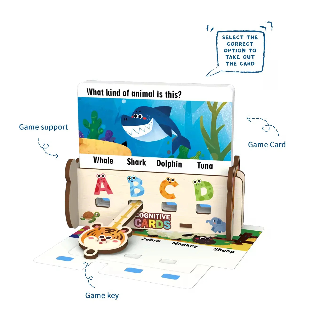 KTX-315795 Interactive Wooden Educational Toy Set for Kids – Enhance Thinking and Observation Skills