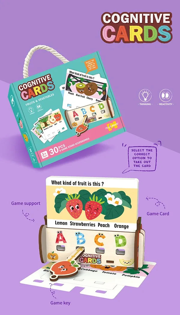 KTX-315795 Interactive Wooden Educational Toy Set for Kids – Enhance Thinking and Observation Skills