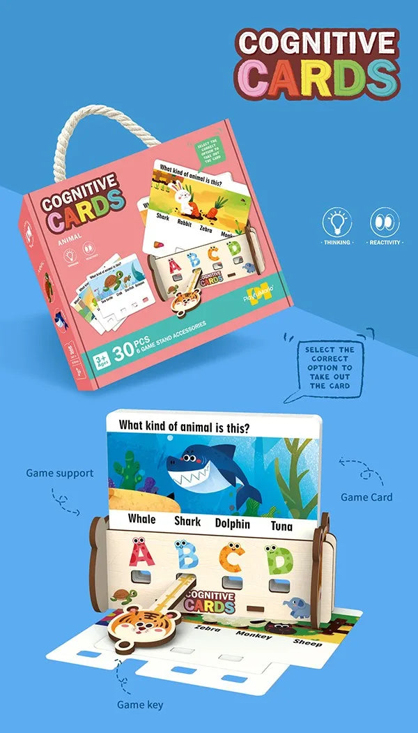 KTX-315795 Interactive Wooden Educational Toy Set for Kids – Enhance Thinking and Observation Skills