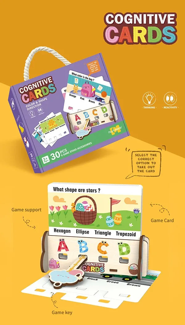 KTX-315795 Interactive Wooden Educational Toy Set for Kids – Enhance Thinking and Observation Skills