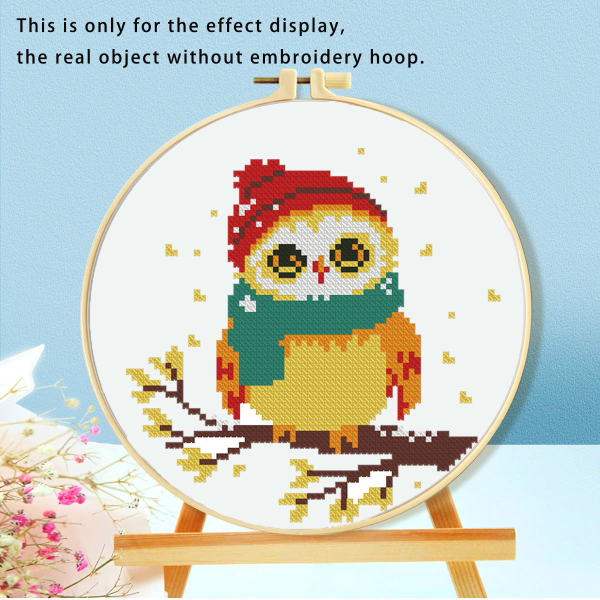 KTX-316115 Mushroom Embroidery DIY Kit with Various Cartoon Designs and Complete Accessories