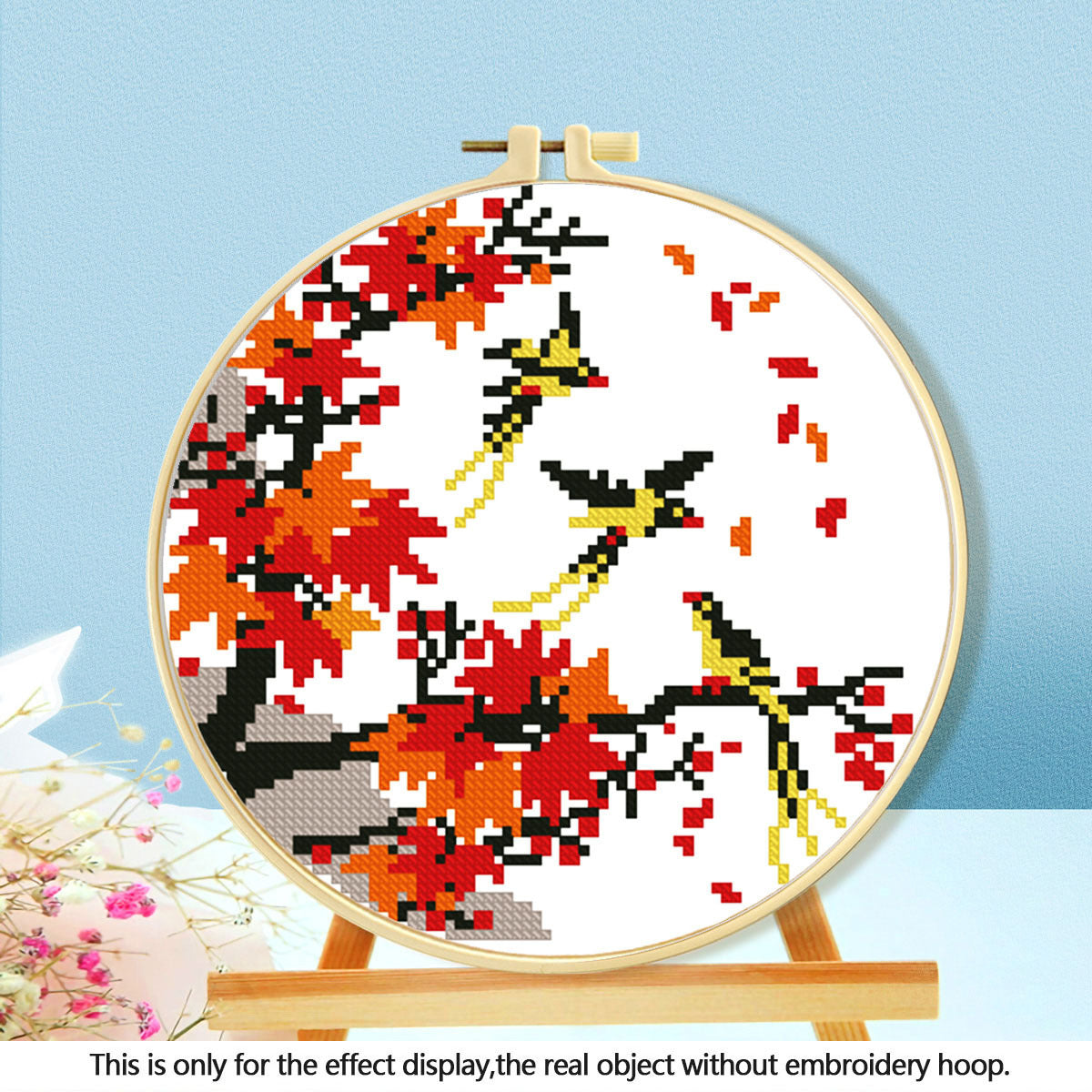 KTX-316115 Mushroom Embroidery DIY Kit with Various Cartoon Designs and Complete Accessories