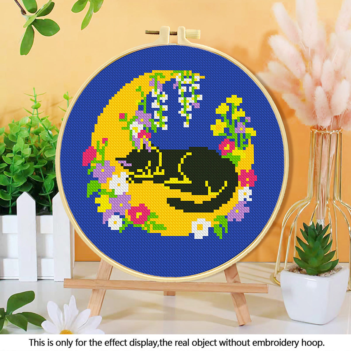 KTX-316115 Mushroom Embroidery DIY Kit with Various Cartoon Designs and Complete Accessories