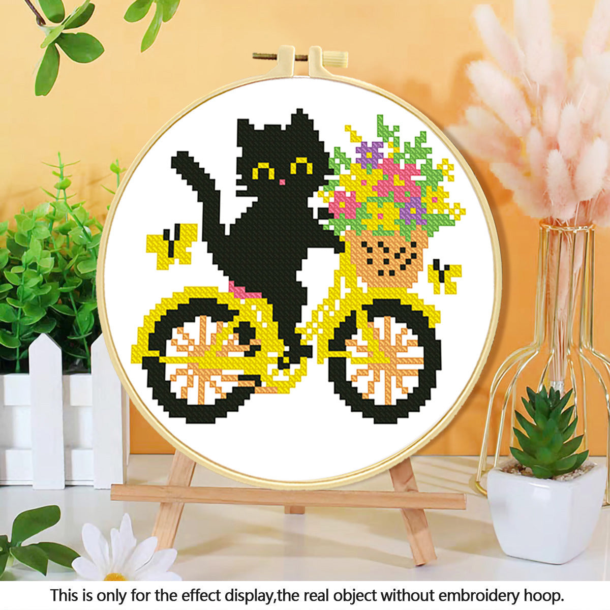 KTX-316115 Mushroom Embroidery DIY Kit with Various Cartoon Designs and Complete Accessories