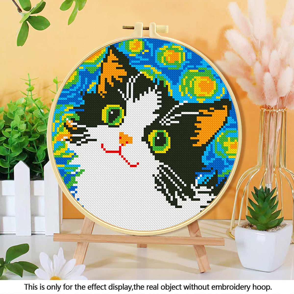 KTX-316115 Mushroom Embroidery DIY Kit with Various Cartoon Designs and Complete Accessories