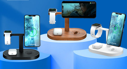 KTX-316179 Three-in-One Wireless Charger with MagSafe for iPhone 12 - 15W Fast Charging, Aromatherapy, Qi Certified