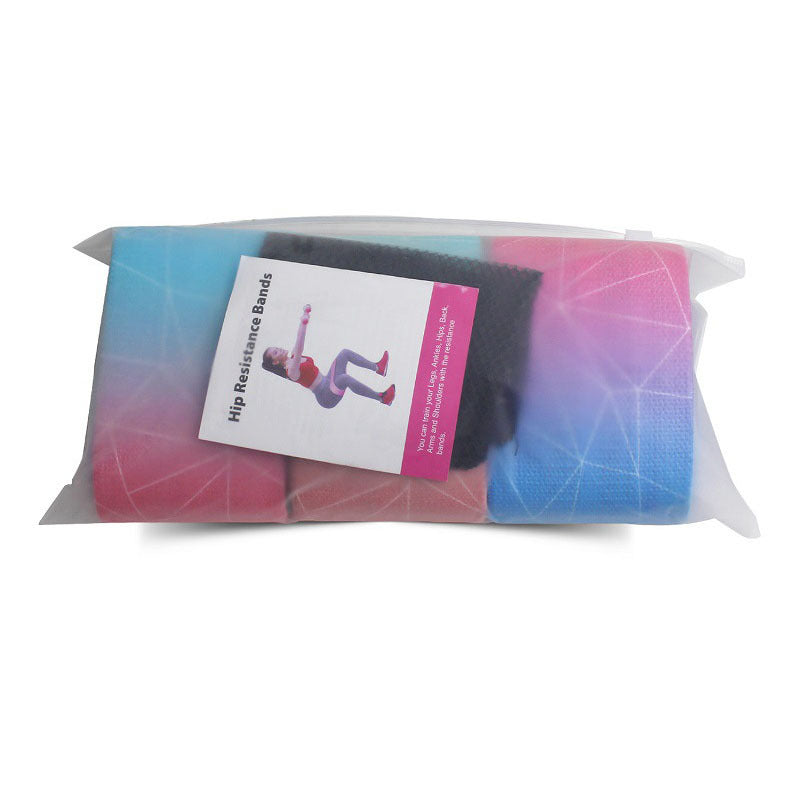 KTX-318099 Gradually Changing Polyester Cotton Yoga Pull Belt for Core Strength and Muscle Development