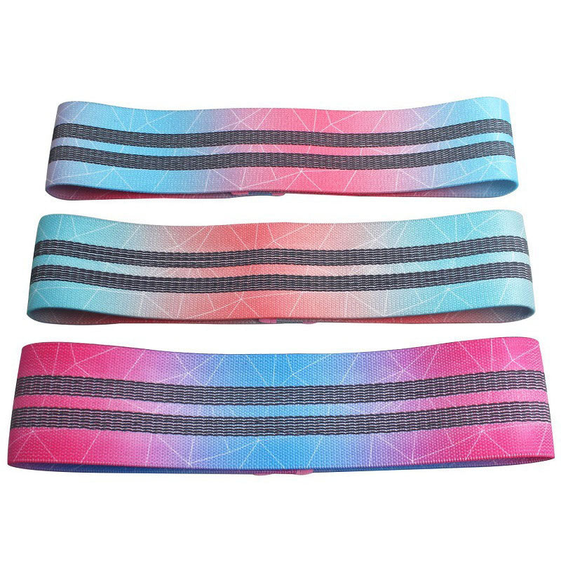 KTX-318099 Gradually Changing Polyester Cotton Yoga Pull Belt for Core Strength and Muscle Development