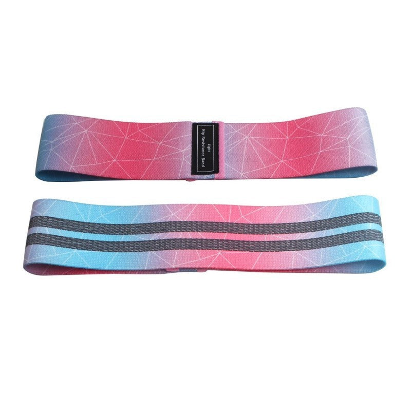 KTX-318099 Gradually Changing Polyester Cotton Yoga Pull Belt for Core Strength and Muscle Development