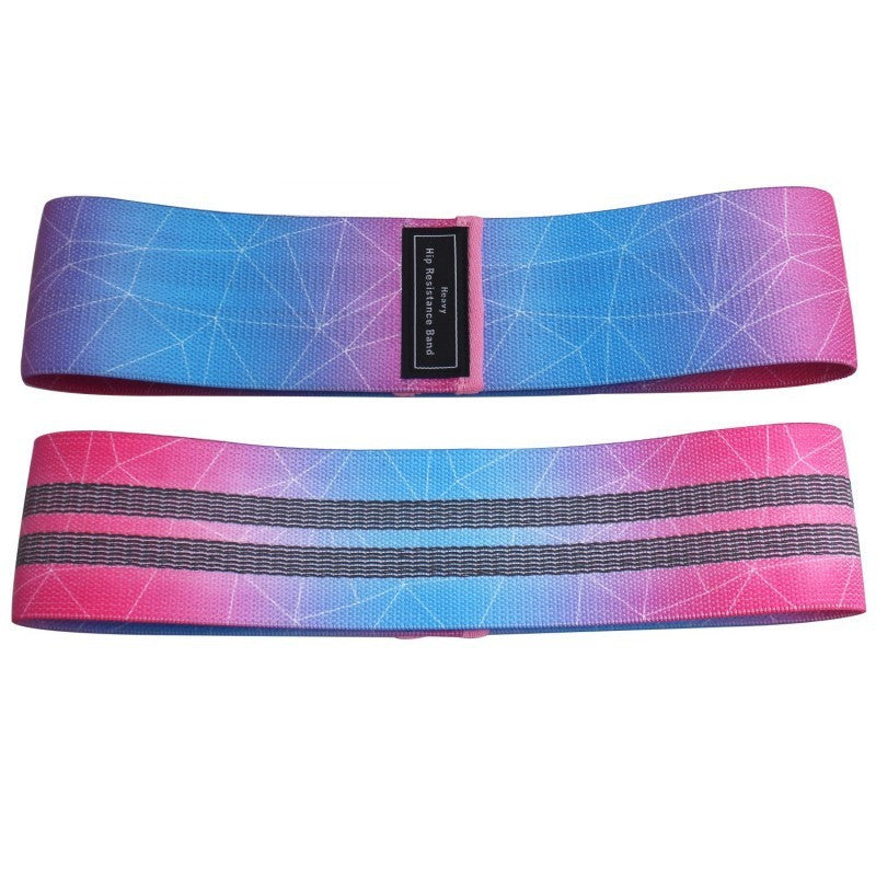 KTX-318099 Gradually Changing Polyester Cotton Yoga Pull Belt for Core Strength and Muscle Development
