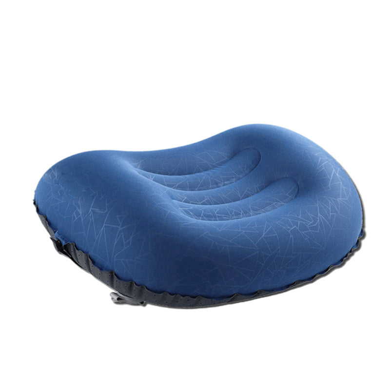 KTX-318099 Portable Inflatable Travel Pillow with Storage Bag - Ideal for Camping and Outdoor Activities