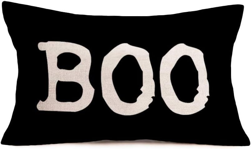 KTX-318227 Halloween Cartoon Pattern Printed Pillowcase for Home Decoration, 30x50cm, Single & Double-Sided Options