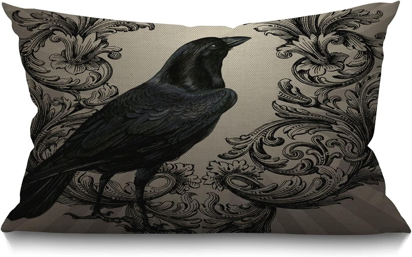 KTX-318227 Halloween Cartoon Pattern Printed Pillowcase for Home Decoration, 30x50cm, Single & Double-Sided Options