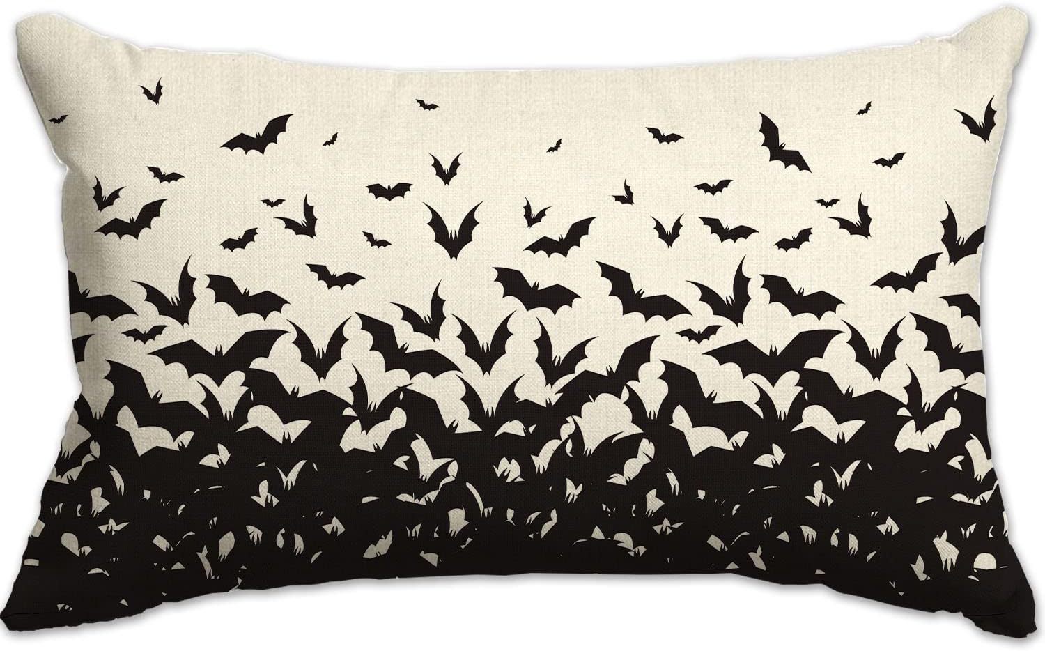 KTX-318227 Halloween Cartoon Pattern Printed Pillowcase for Home Decoration, 30x50cm, Single & Double-Sided Options