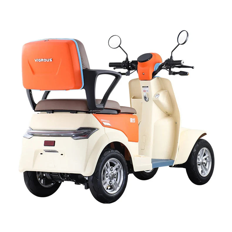 KTX-318291 1000W Long Range 4 Wheel Electric Scooter for Adults - 2 Passenger, Max Speed 30km/h, 40-60km Range