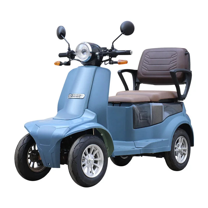 KTX-318291 1000W Long Range 4 Wheel Electric Scooter for Adults - 2 Passenger, Max Speed 30km/h, 40-60km Range