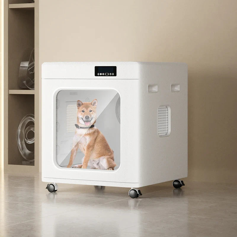 KTX-318675 200L Automatic Pet Hair Dryer Box for Dogs and Cats with Temperature and Time Control, Indoor Use