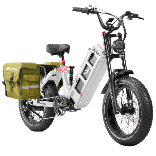 KTX-319123 Electric Fat Tire Bike 250W 52V 60Ah 20" Wheel Urban Commuter Long Range 120 Miles