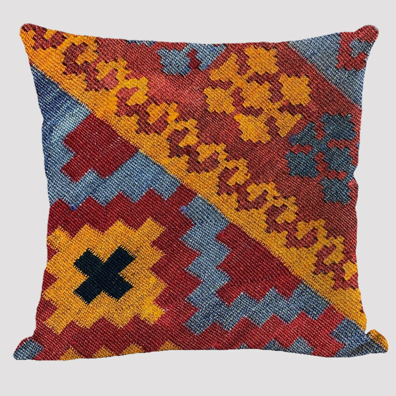KTX-319379 Abstract Pattern Modern Minimalist Bohemian Polyester Cushion Cover 45x45cm