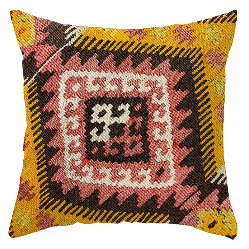 KTX-319379 Abstract Pattern Modern Minimalist Bohemian Polyester Cushion Cover 45x45cm