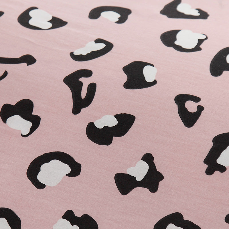 KTX-319571 Cotton Quilt Cover with Floral Plant Pattern - Soft and Skin-Friendly Bed Linen