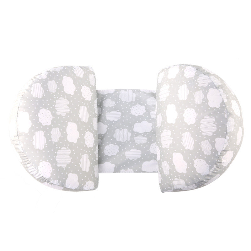 KTX-320403 Natural Latex Side Sleeping Support Pillow for Mothers and Pregnant Women - Multi-Functional Design