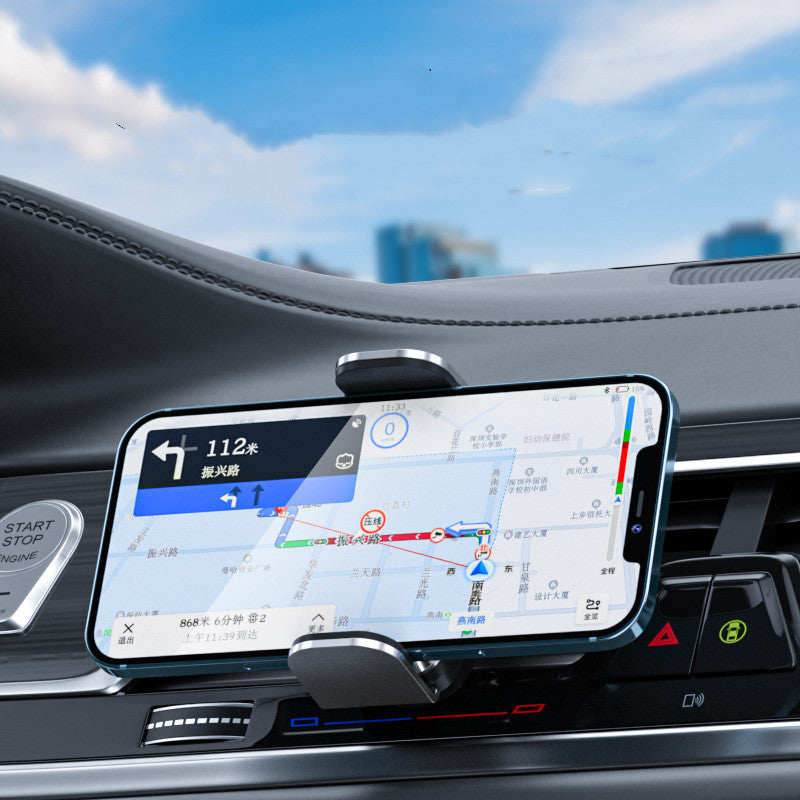 KTX-320787 Automatic Metal Phone Holder for Car Air Vent with Induction Opening and Closing