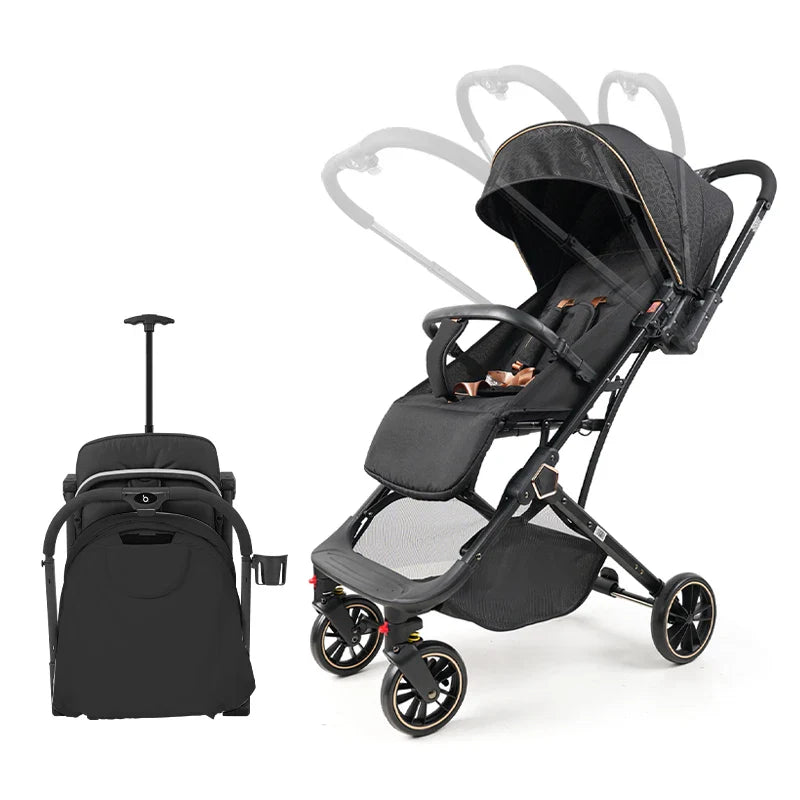 KTX-320915 Lightweight 2 in 1 Foldable Baby Stroller and Pushchair for Infants