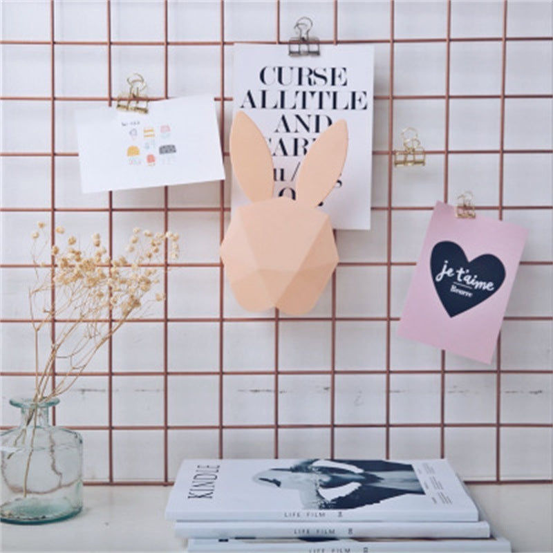 KTX-321043 Rabbit Shape Digital Alarm Clock with Battery Backup, ABS Material, Pink Green Color, Perfect for Home and Office