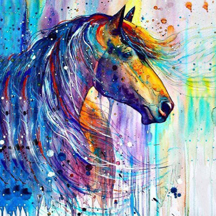 KTX-321555 Handmade 30x30cm Nordic Canvas Diamond Painting - 8000 Round Diamonds for Living Room, Bedroom, and More