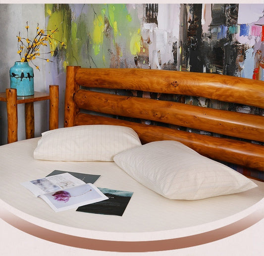 KTX-321683 Silver Fiber Grounding Pillowcase - Available in Multiple Sizes, Soft Cotton Material