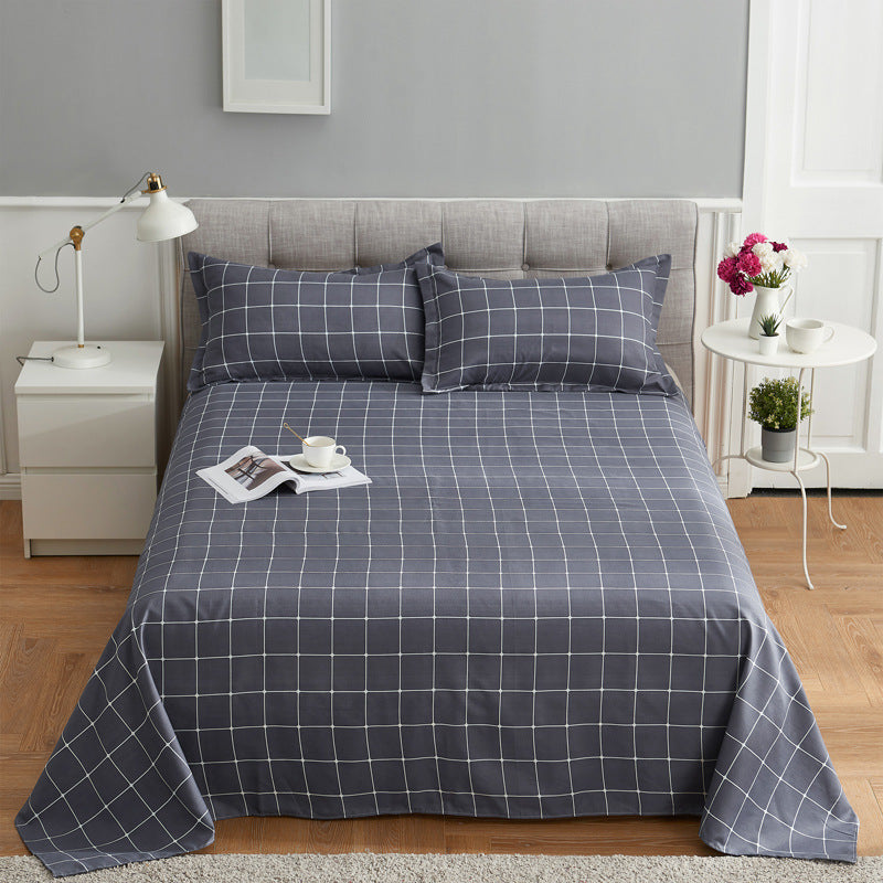 KTX-321683 Striped Bedding Set for Single and Double Beds in Various Styles and Sizes