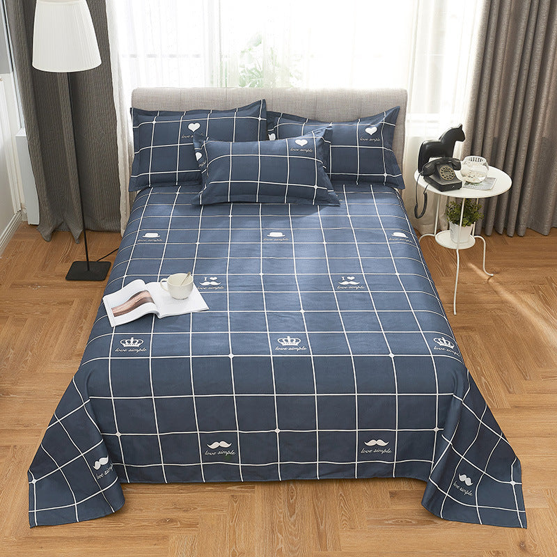 KTX-321683 Striped Bedding Set for Single and Double Beds in Various Styles and Sizes