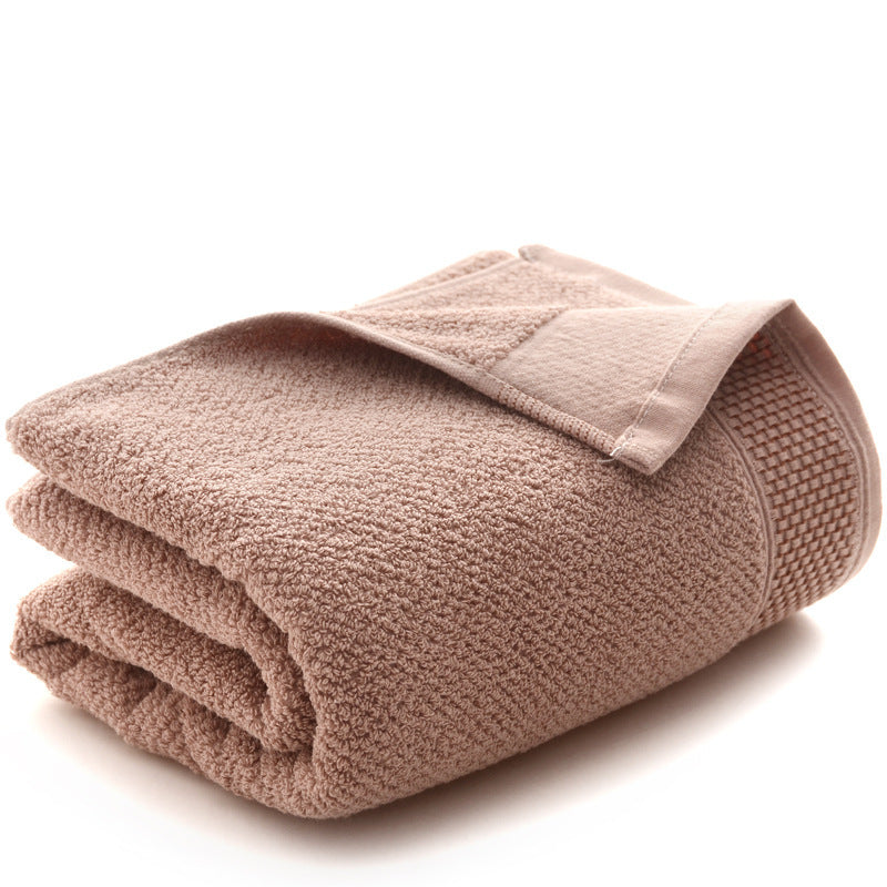 KTX-322451 Premium Pure Cotton Bath Towel - 70x140cm in Chocolate, Khaki, Beige, and Brown Shades