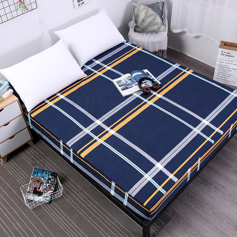KTX-322835 Waterproof Cartoon Bed Sheet Cover for Baby Bed - Moisture-Proof and Dustproof Mattress Protector (160X200-220 cm)