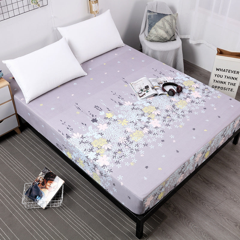 KTX-322835 Waterproof Cartoon Bed Sheet Cover for Baby Bed - Moisture-Proof and Dustproof Mattress Protector (160X200-220 cm)