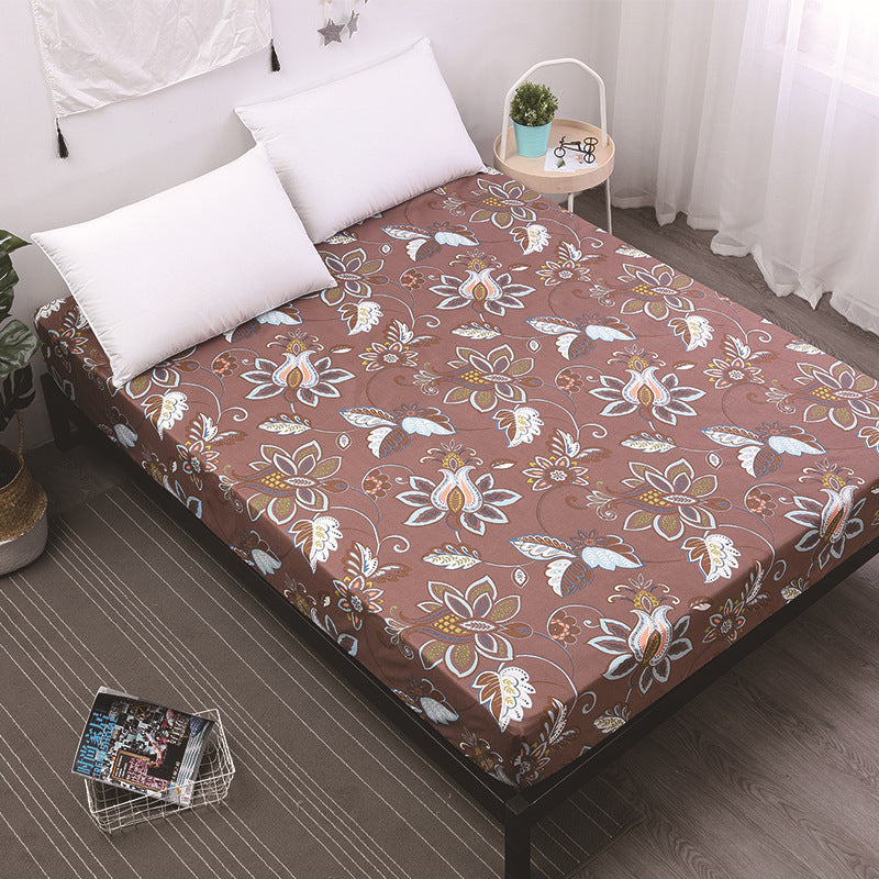 KTX-322835 Waterproof Cartoon Bed Sheet Cover for Baby Bed - Moisture-Proof and Dustproof Mattress Protector (160X200-220 cm)