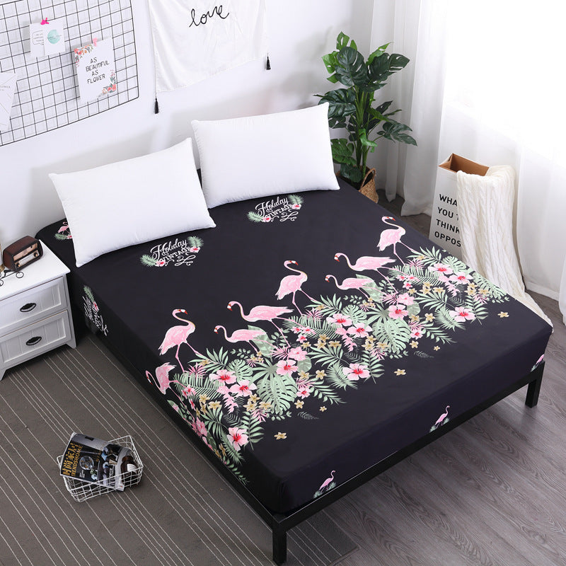 KTX-322835 Waterproof Cartoon Bed Sheet Cover for Baby Bed - Moisture-Proof and Dustproof Mattress Protector (160X200-220 cm)