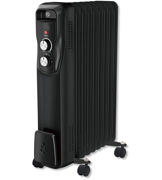 KTX-323795 Oil-Filled Electric Radiator Heater with Adjustable Thermostat and Safety Features