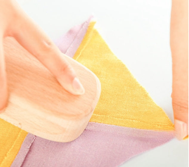 KTX-323859 Beech and Bamboo Tailor Clapper for Effective Ironing and Patchwork Pressing