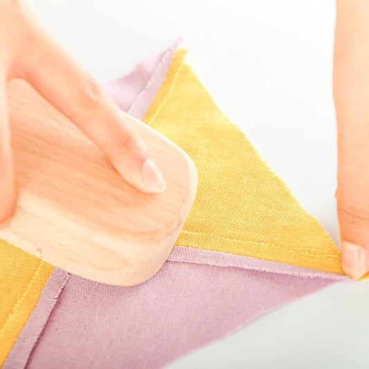 KTX-323859 Beech and Bamboo Tailor Clapper for Effective Ironing and Patchwork Pressing