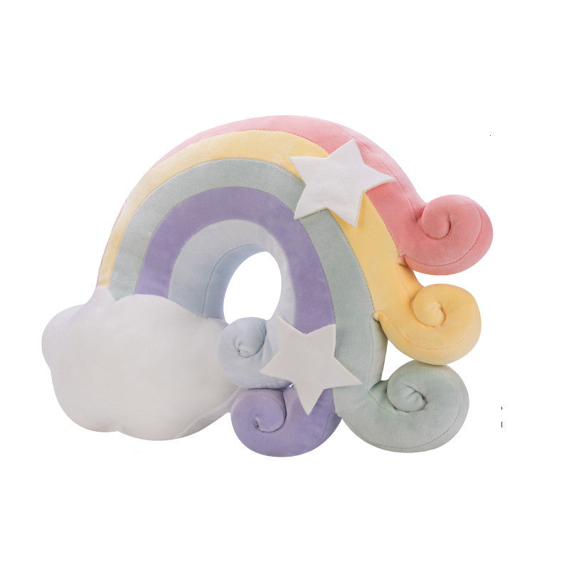 KTX-323859 Soft Plush Cartoon Heart Pillow for Bedroom Decor