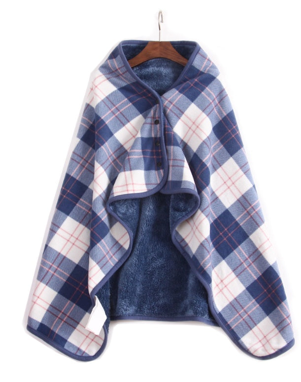 KTX-325907 Luxe Polar Fleece Lamb Velvet Blanket for Autumn and Winter Comfort