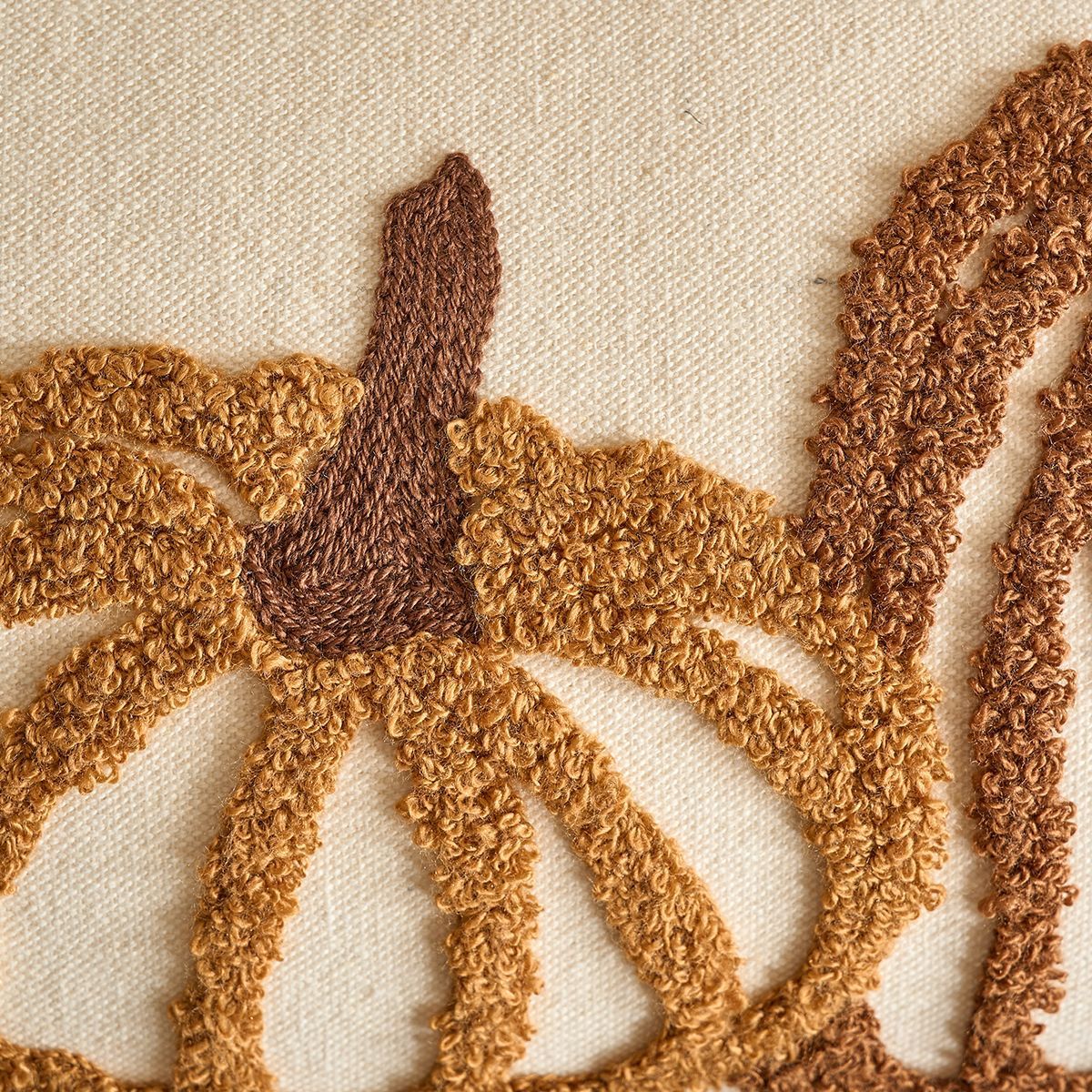 KTX-326227 Autumn Maple Leaf and Pumpkin Decorative Pillow Cover for Living Room Sofa