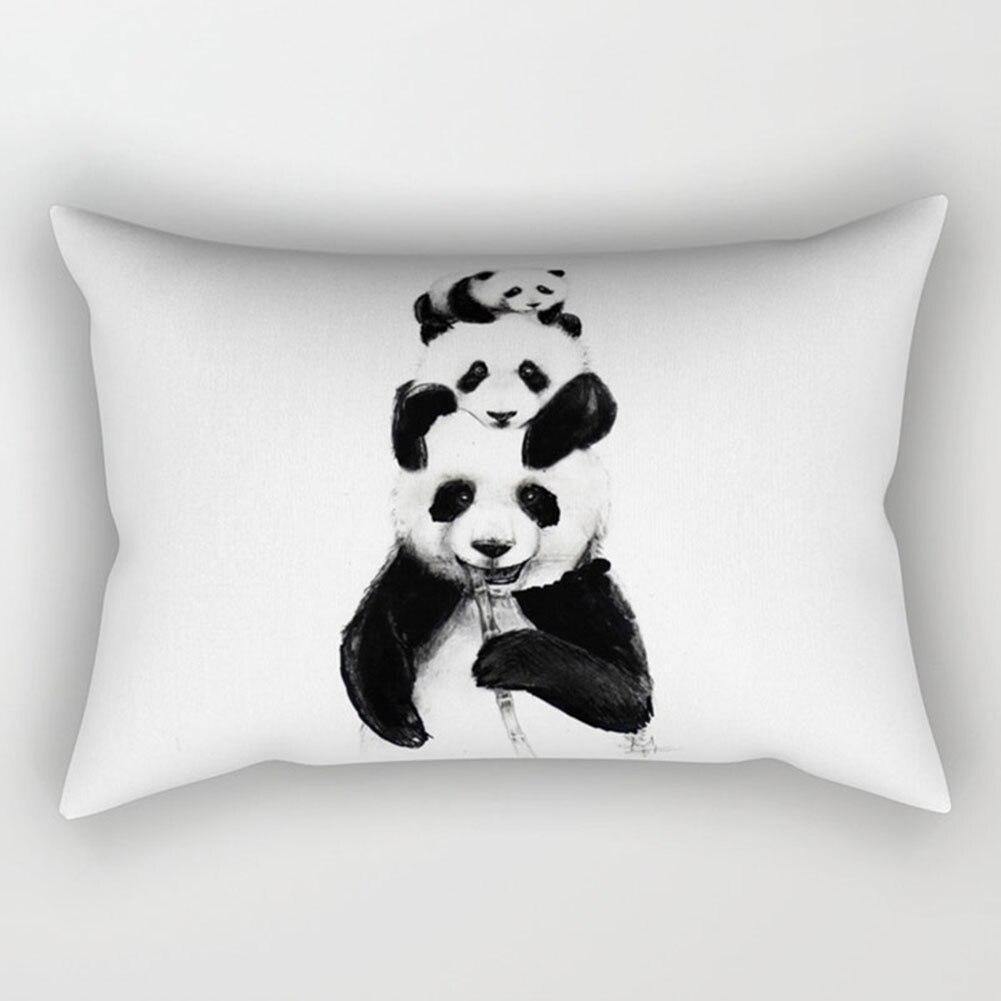 KTX-328531 Super Soft Printed Cushion Cover, Brushed Cloth and Imitation Linen, 30x50cm Pillowcase